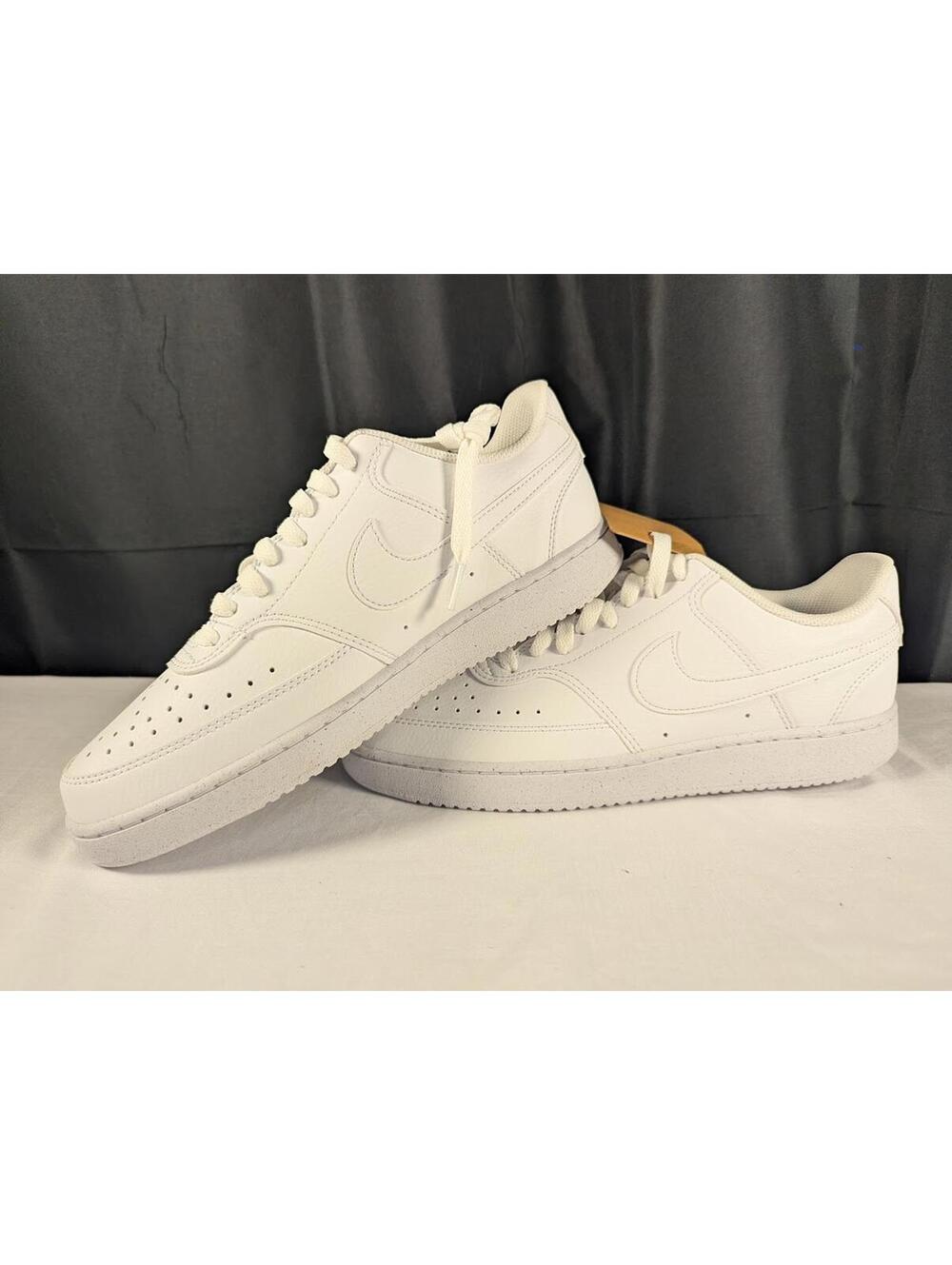Nike Court Vision Low Next Nature Triple White Women Size 9.5 DH3158-100 New Box